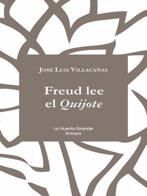 cover image of Freud lee el Quijote